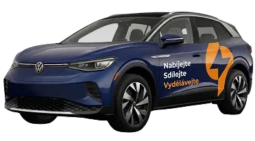Elektromobil VW ID.4 s polepem Svolbox