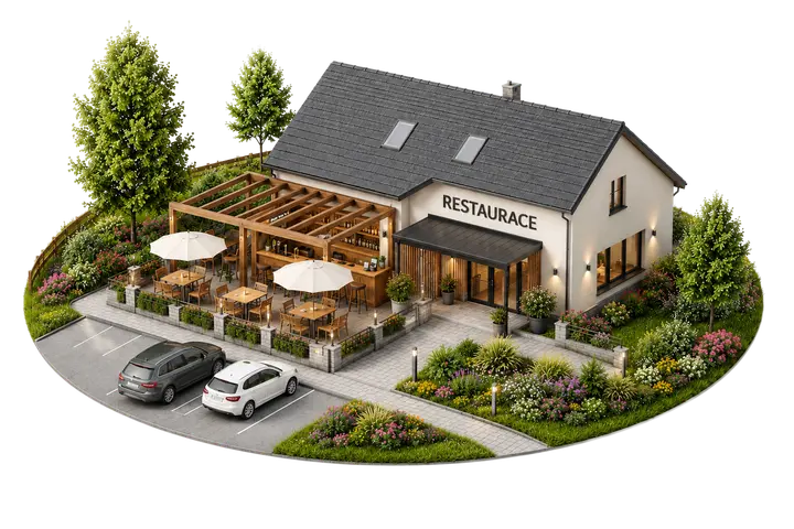 Hotely a restaurace